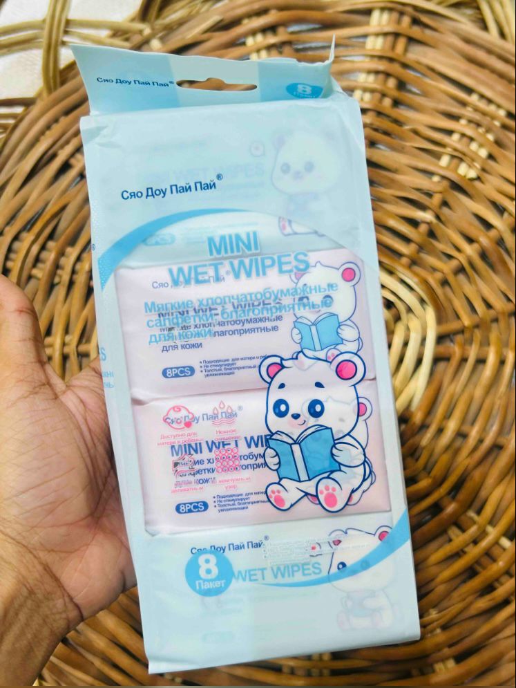 Kawaii Wet Tissue ( 8mini packs)