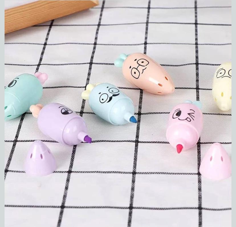Mini Highlighter Markers Set