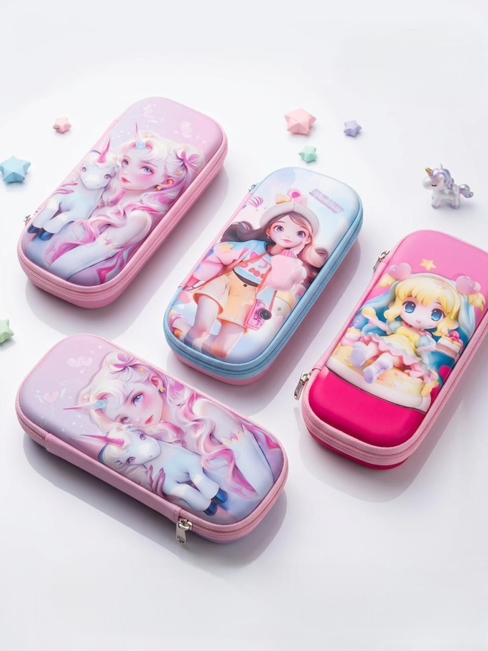3D EVA Animated Design Pencil Case