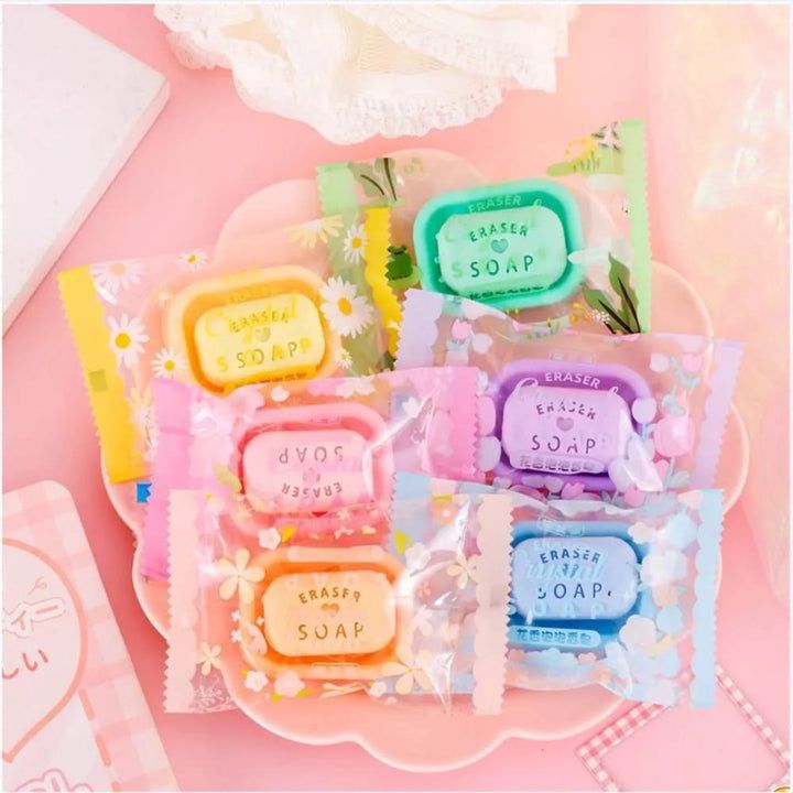 CUTE MINI SOAP ERASER | 2pcs