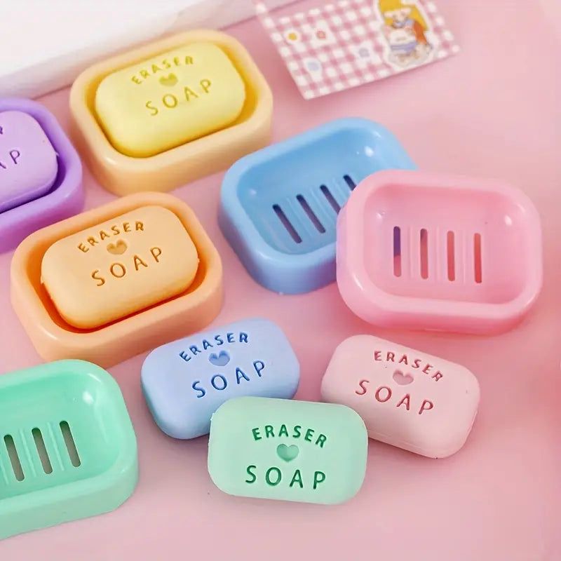 CUTE MINI SOAP ERASER | 2pcs