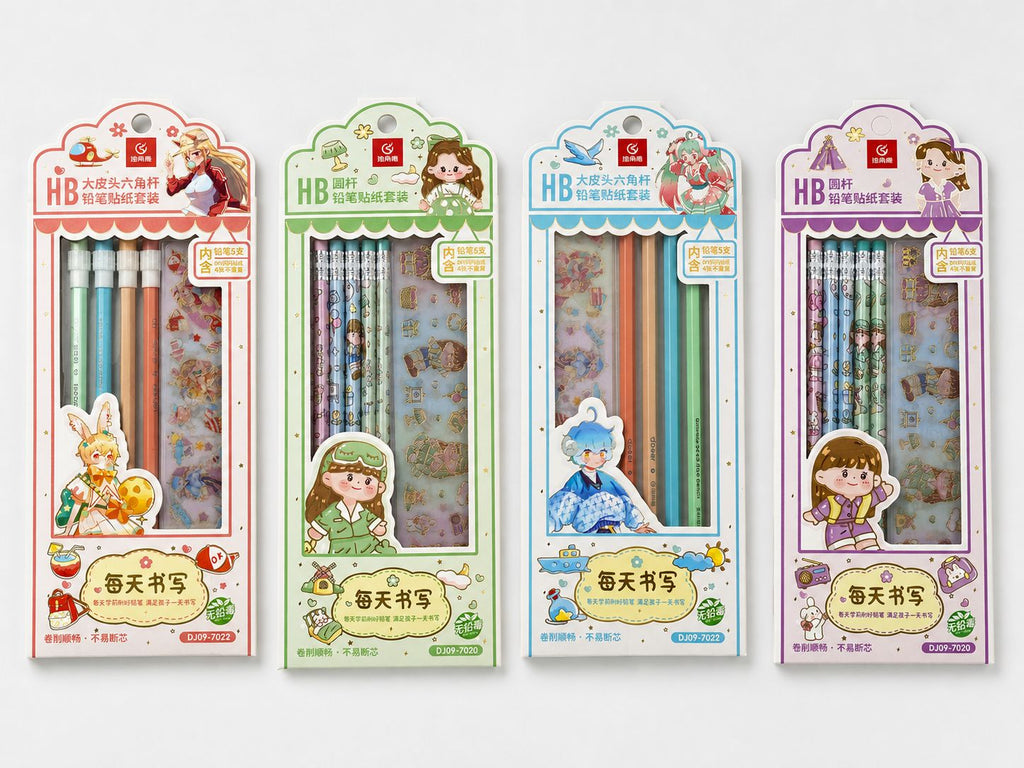 Pencil Set & Sticker