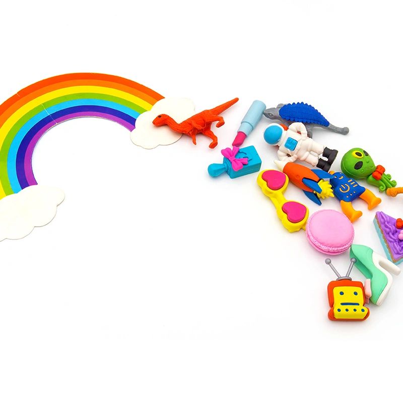 Cute 3D Erasers Box