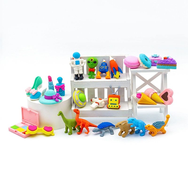 Cute 3D Erasers Box