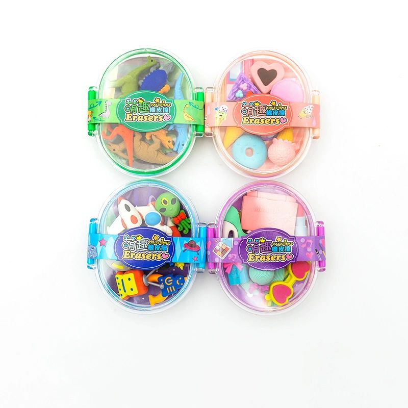 Cute 3D Erasers Box
