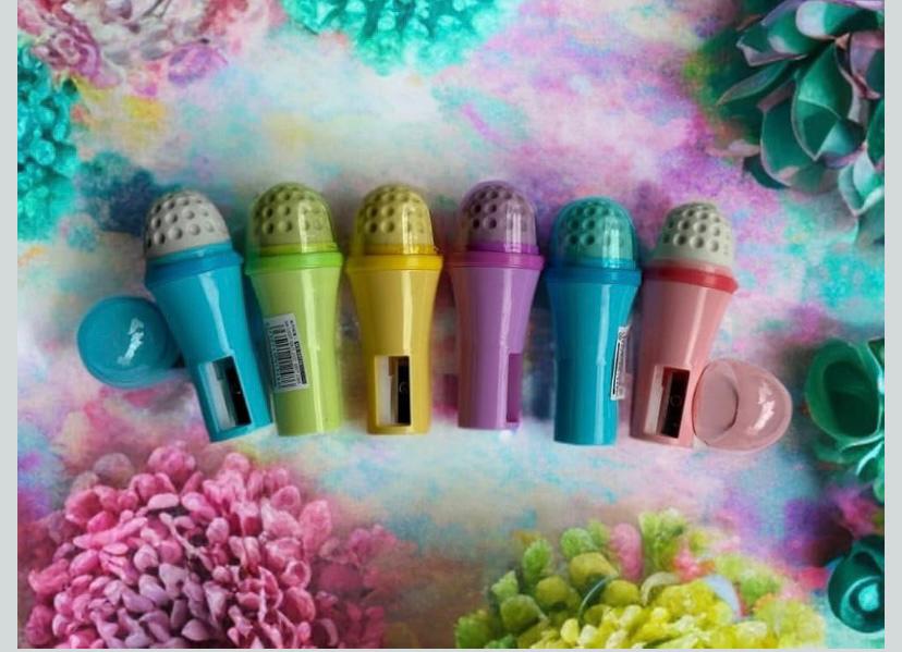 Mike Shape sharpener + eraser set | 2pcs