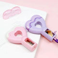 Lovely Heart Pencil Sharpener With Eraser | Set of 2pcs