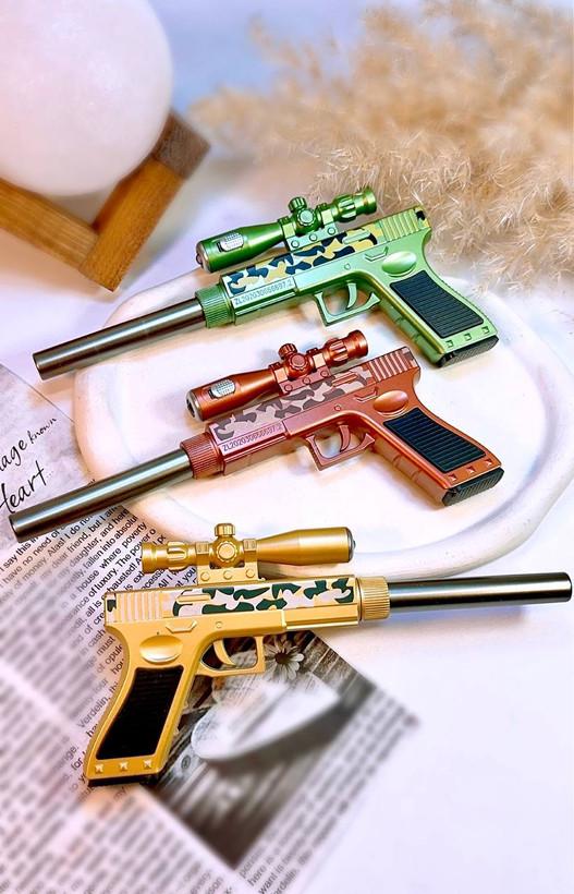 Pistol Pen with Small LED Light