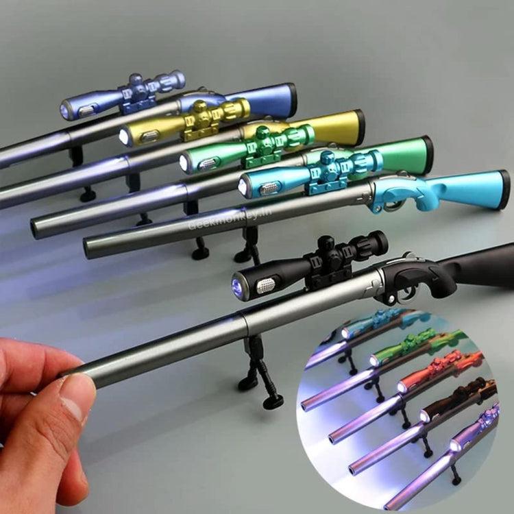 Sniper Gun Pen with Torch