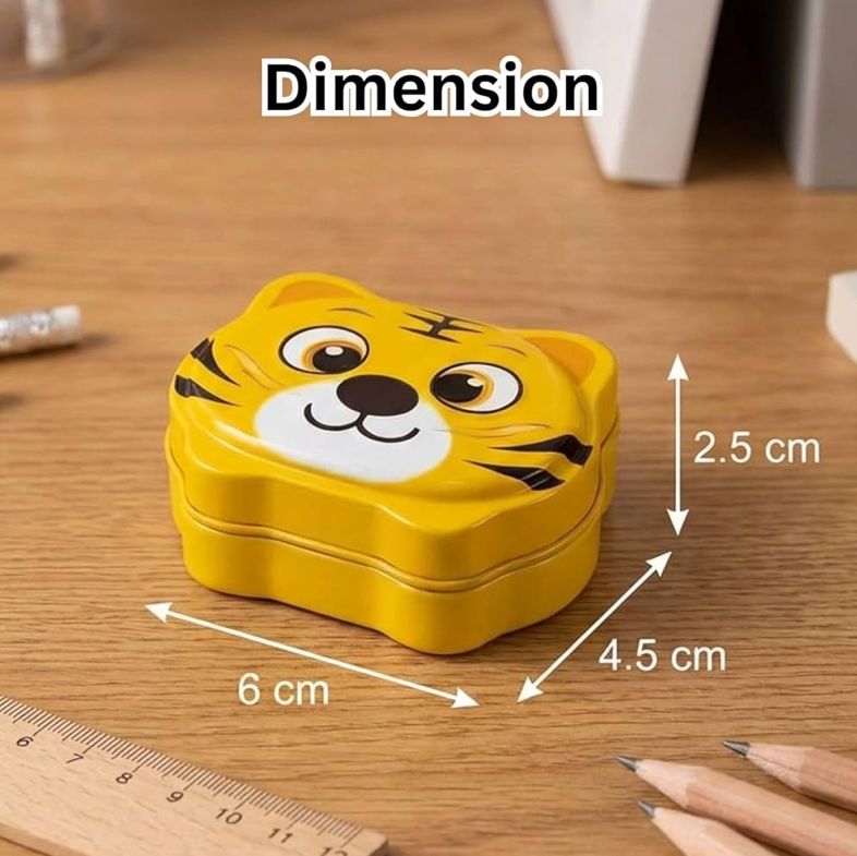 Cat Metal Pencil Sharpener for Kids