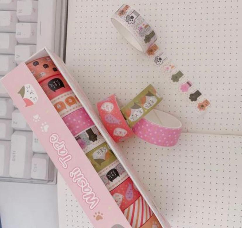 Washi Tape - 10 Pcs