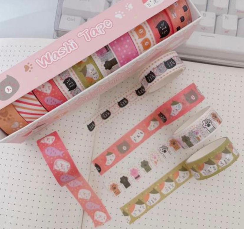 Washi Tape - 10 Pcs