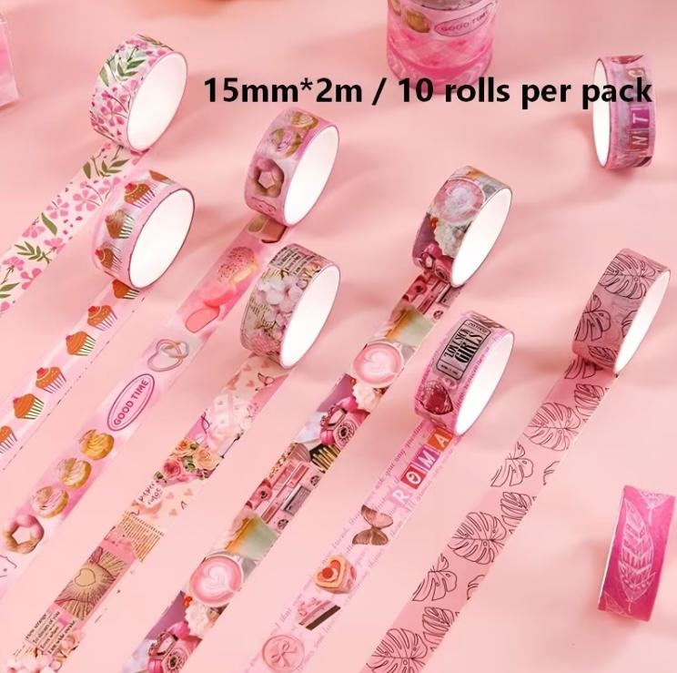 Washi Tape - 10 Pcs