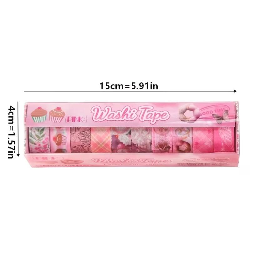 Washi Tape - 10 Pcs
