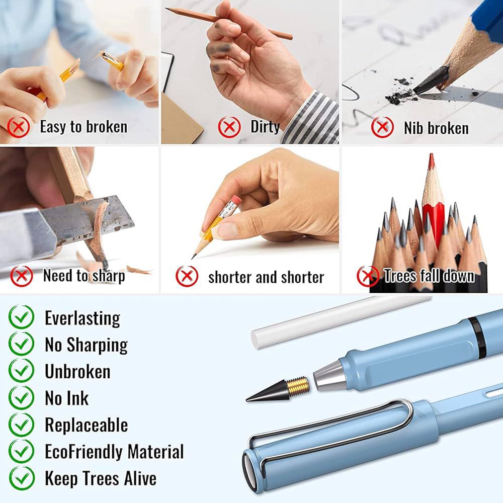 Inkless Pencil | Set of 6pcs