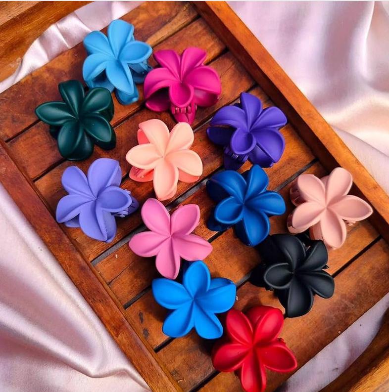 Flower Hair Clips | 2 Pair