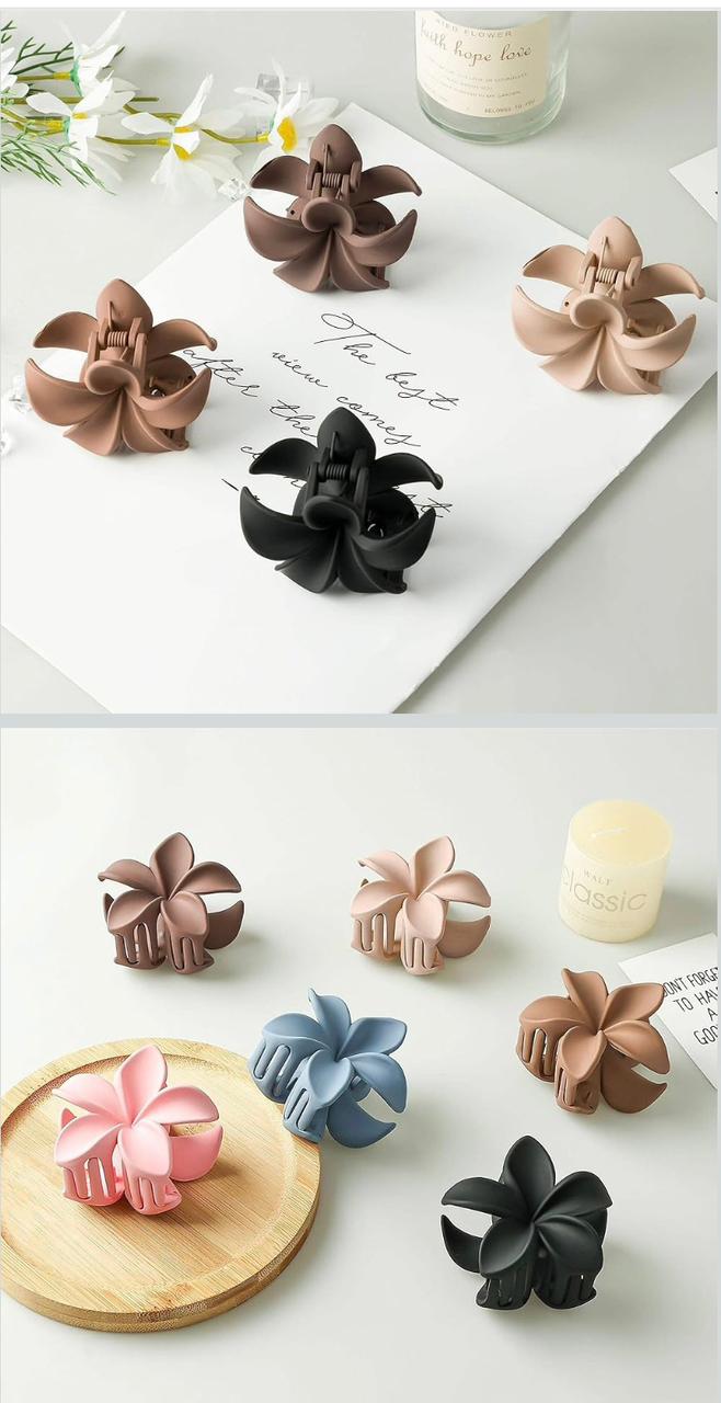 Flower Hair Clips | 2 Pair