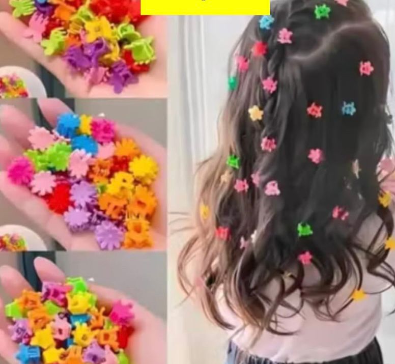Mini Hair Claw Clips for Girls, Pack of 40