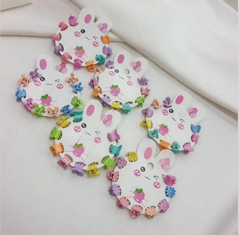 Mini Hair Claw Clips for Girls, Pack of 40