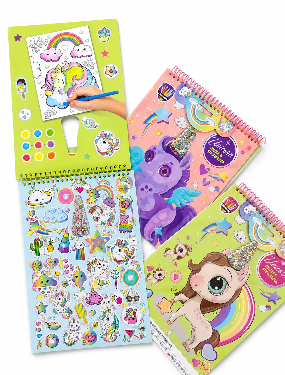 Color and Sticker Book