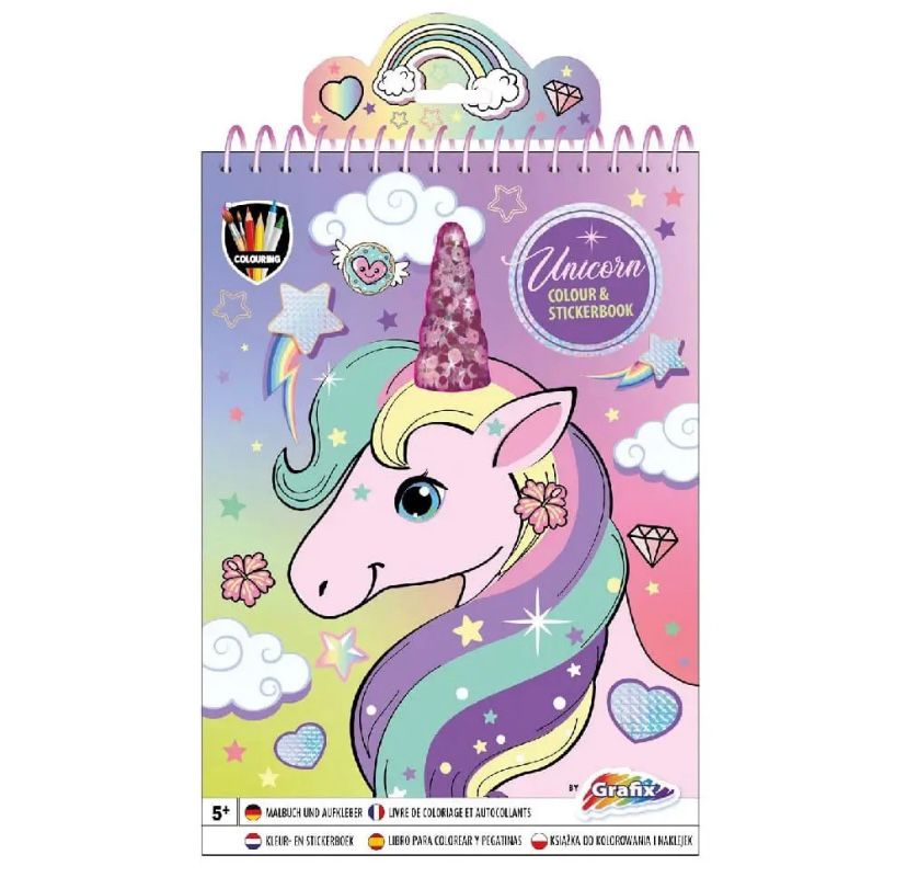 Color and Sticker Book