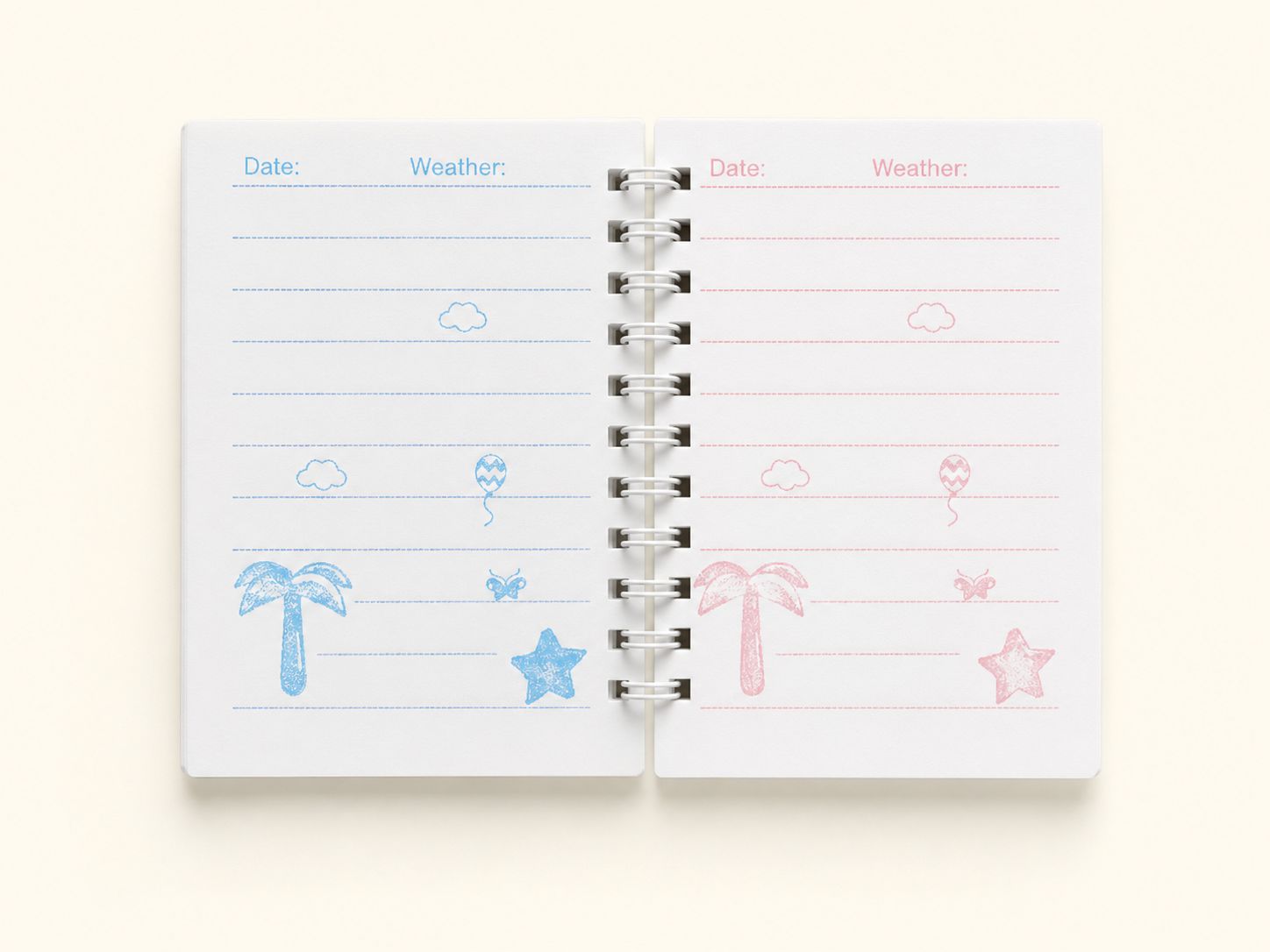 Small Diary set | set of 4 piece