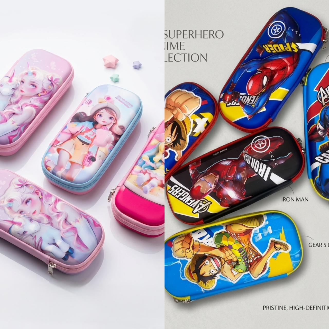 3D EVA Animated Design Pencil Case